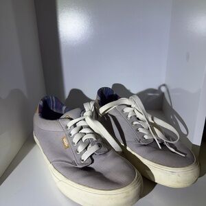 Vans Light Gray Canvas Sneakers